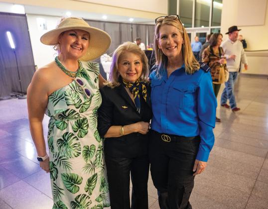 Lauree Thompson, Mimi Daniali and Tressa Clarke