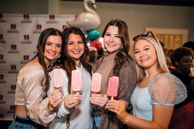 Julianna Mouton, Presleigh Sonnier, Anna Duplissey and Rylee Battle