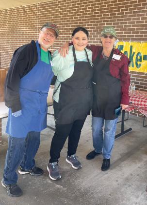 Tim Farnie, Jordan Guidroz and Diane Tweedie
