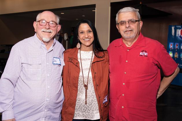 Jim Love, Angie Miller and Harold Mann