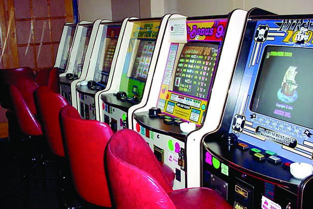 8-liners in a game room.