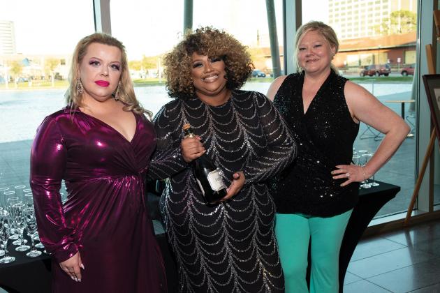Rachel Valdes, Jatoria Williams and Heather Burton