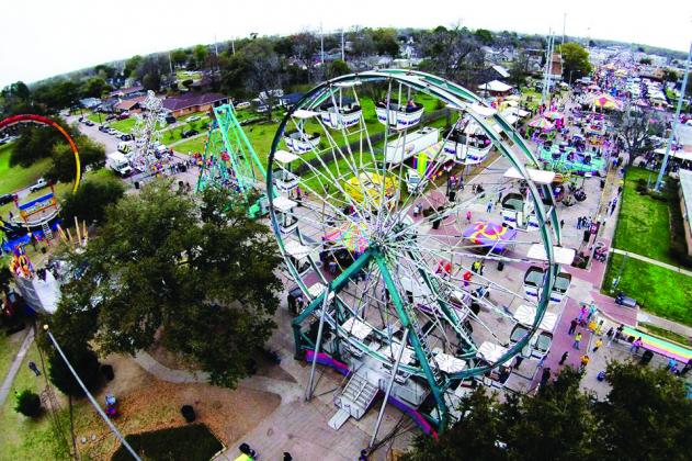 Aerial view of Nederland Heritage Festival