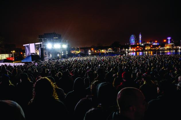 Nelly concert photo by Chad Cooper