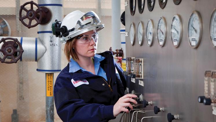 An ExxonMobil plant worker 
