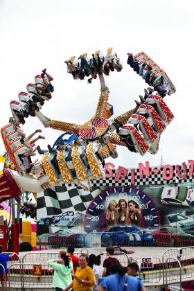 A ride at the South Texas State Fair