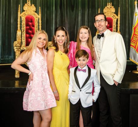 Georgia, Ashley, Olivia, Maceo and Greg Messina