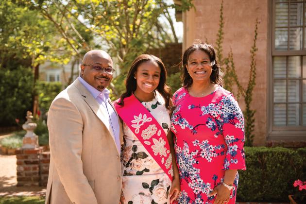 Rodney, Morgan and Diana Miles