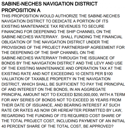 Prop A details.