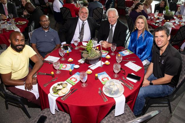 Edgar Thompson, James Arceneaux, Keith Giblin, Bob Wortham, Leanne Winfree and Baylor Wortham
