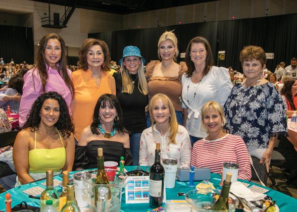 Standing: Karla Aran, Linda Hall, Lindsey Fowler, Kamille McGriff, Linda Adair, Hazel Adair Maranda; Sitting: Amy Price, Sandy Fertitta, Lee Ann Garth and Kary Burnham