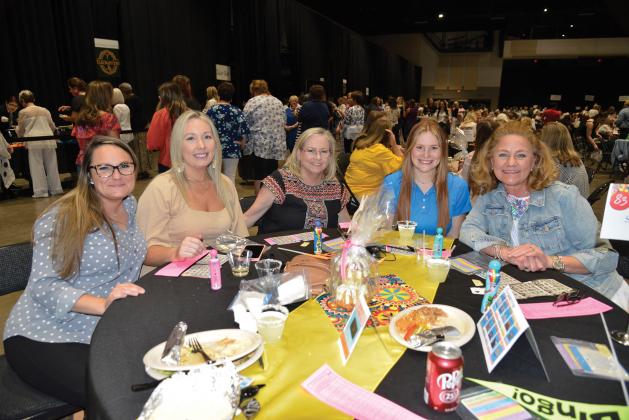 Samantha Moore, Kelly Sanchez, Karen Sumnall, Ashley Short and Ellen Schultz