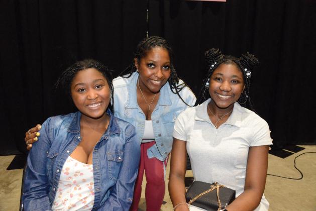 Ashley Pelican, Cariah Thompson and Zoe Miller