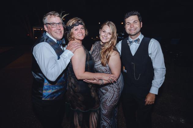 Ken and Julie Strassburger, MaryClaire Strassburger and Jeremy Weighmann