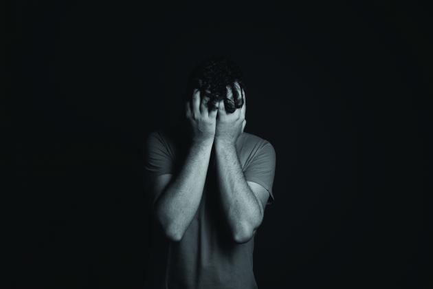 An image of a stressed person 