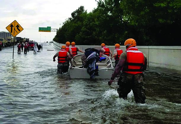 Red Cross during Hurricane Harvey 