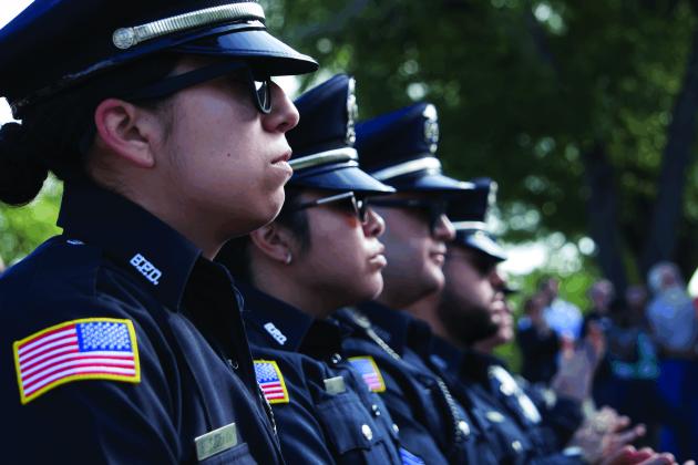 Beaumont Police officers pay respects