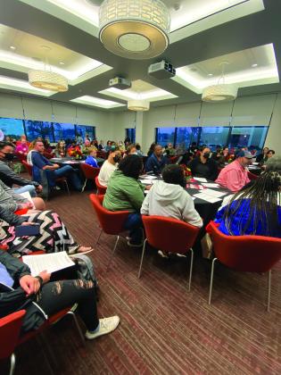 Parents and prospective students learn about TALH