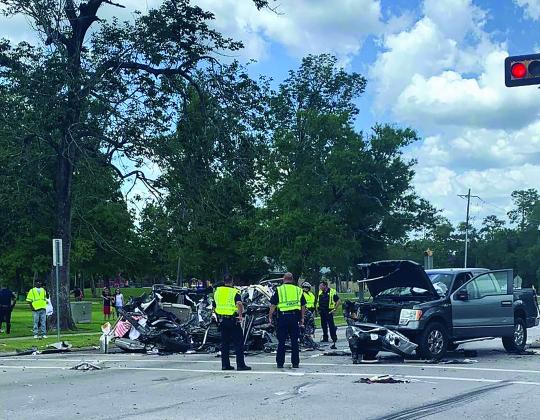 First responders tend to the crash victims June 22