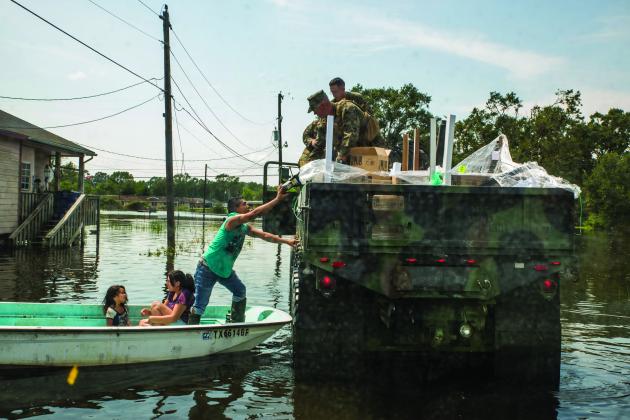 People helping people in hurricane aftermath 
