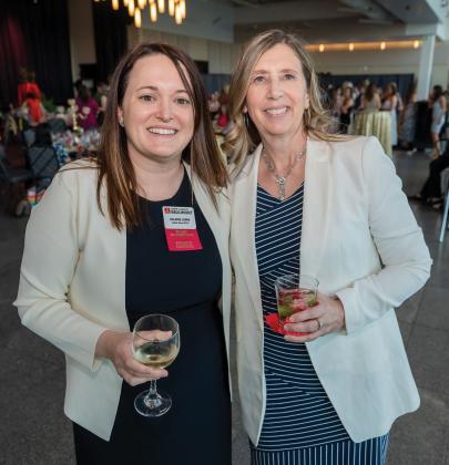 Valerie Lewis and Christine Stetson
