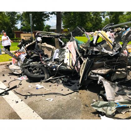 Beaumont first responders work a crash scene (Photos courtesy of Jerome Cabeen)