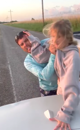 Seeny attacking a girl
