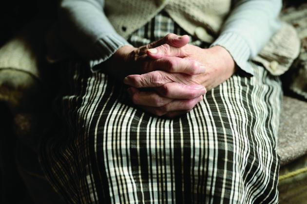 Older woman's hands 