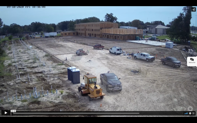 Progress at Kiralp's Beaumont apartment complex as of Sept. 18, 2020