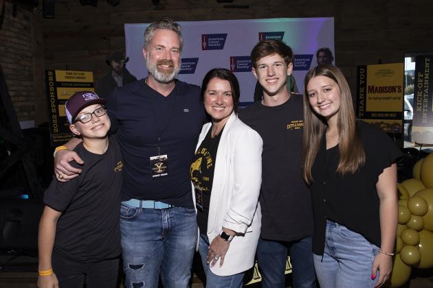 Graham, Colin, Natasha, Gavin and Adrianne Garrett