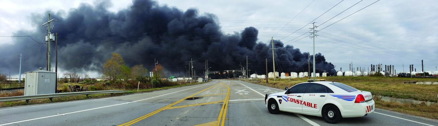 A photo of the TPC explosion