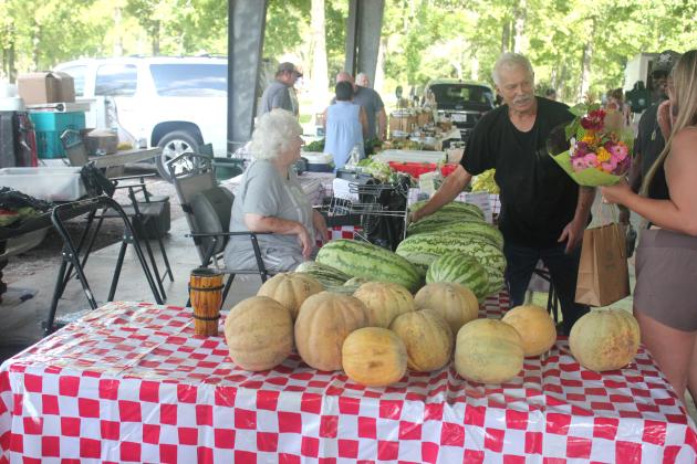 A Beaumont Farmer's Market vendor