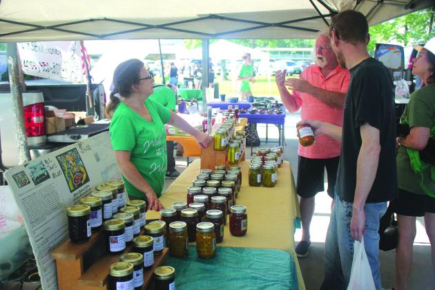A Beaumont Farmer's Market vendor