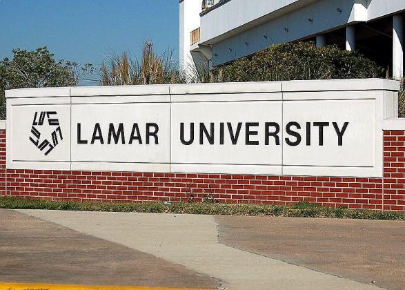 Lamar University sign
