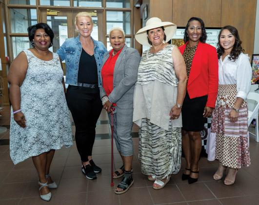 Mary Young, Charlee Hanna-Rule, Melanie Comeaux, Velina Johnson, Charisma Popillion and Tea Do