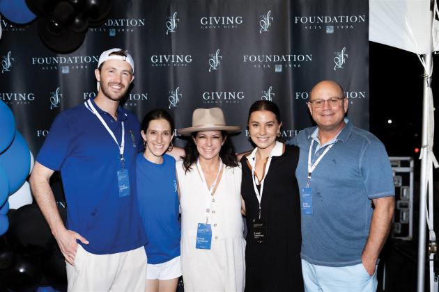 Cormac and Shelby Kelly, Sharon Strickland, Hannah Strickland and Craig Strickland