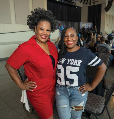 Toya Sennet and Tamica Clark