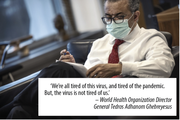 World Health Organization Director General Tedros Adhanom Ghebreyesus 