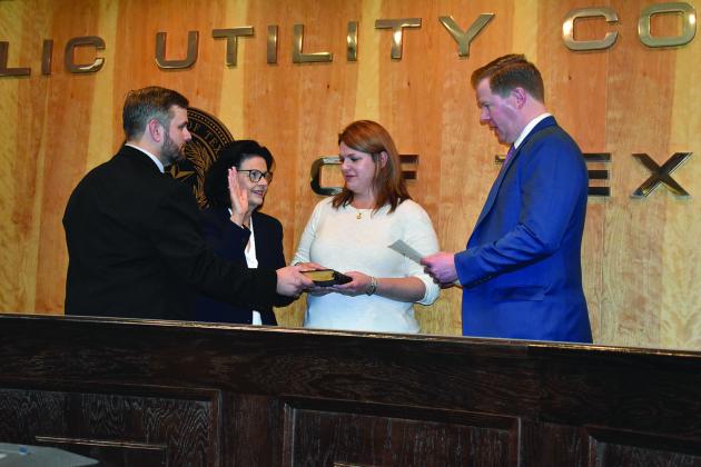 Tommy Jackson, Commissioner Kathleen Jackson, Thea Etlinger and PUC Chairman Peter Lake