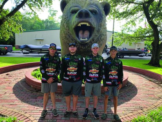 Will Henson, Justin James, Tanner Stewart and Jacob Longlois