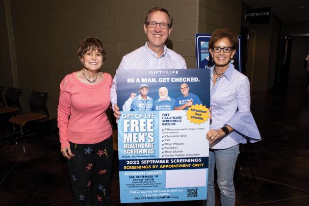 Regina Rogers, Jeff Branick and Norma Sampson