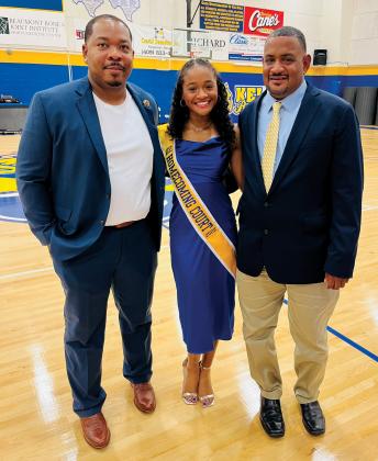 Brian Bradford, Kaitlin Burns and Barry Burns