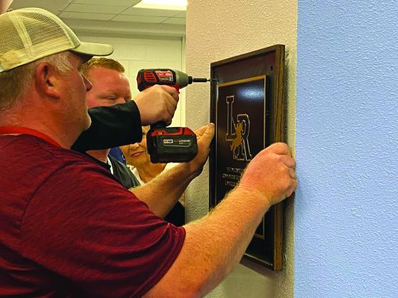 Lumberton ISD employees seal the time capsule 