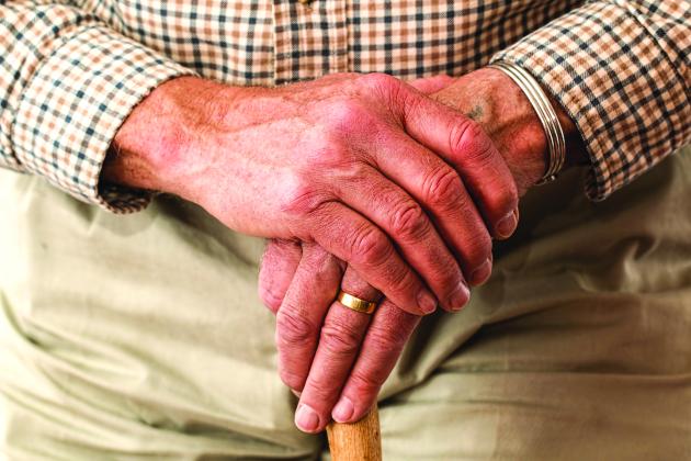 Elderly hands 