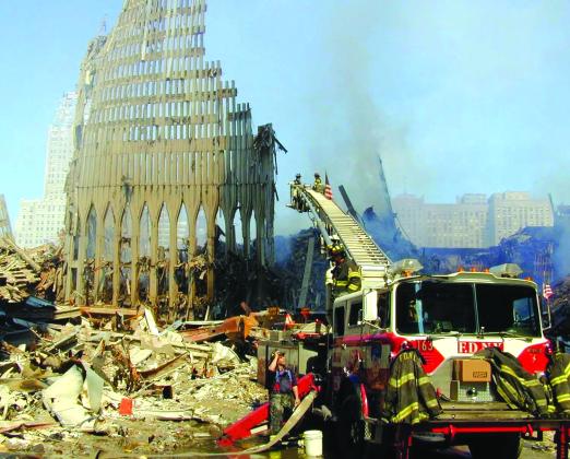 Destruction from September 11 2001