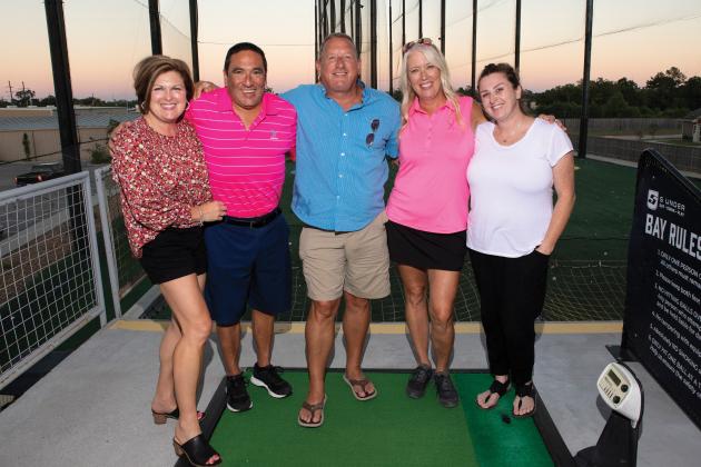 Cynthia and Ralph Teran, David Crawford, Helen Wade and Abby Brightwell