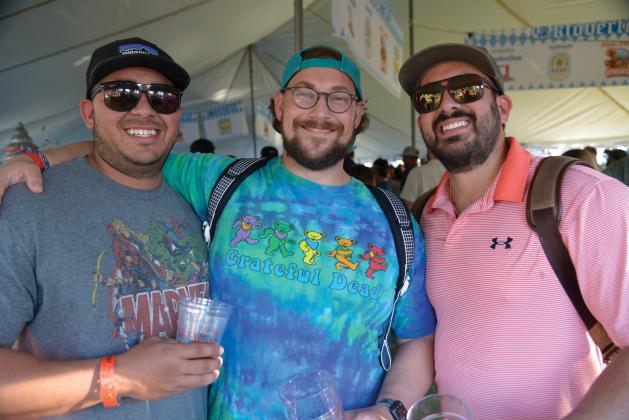 Jonathon Davis, Sam Smith and Travis Robles
