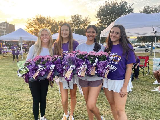 Bella Duke, Kaylar Steltz, Anjali Doshi and Macy Briggs