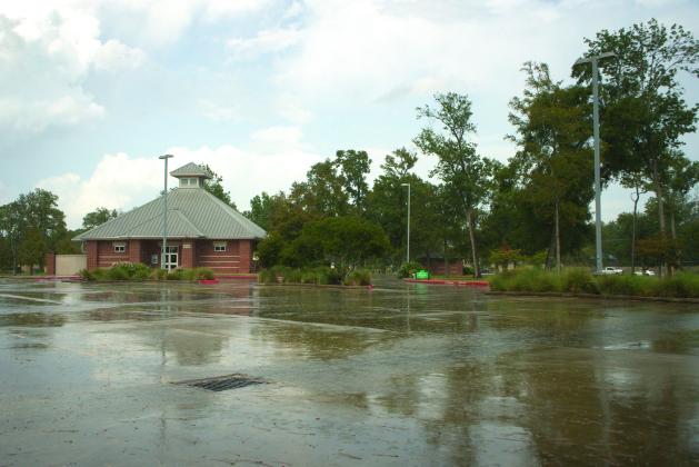 The site of the shooting at Rogers Park in Beaumont