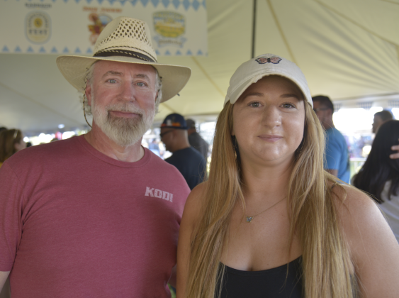 Chuck Olliff and Macy Cailler